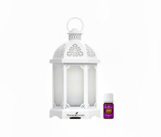 Lantern Diffuser includes 5ml Lavender essential oil - free