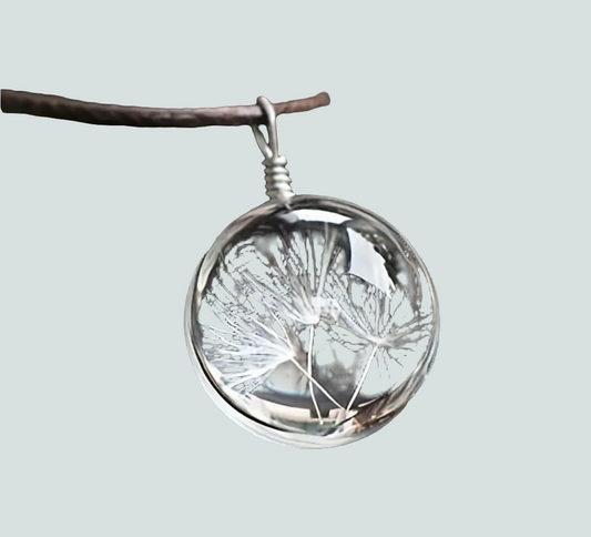 Dandelion necklace