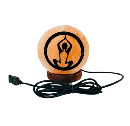 Himalayan Salt Lamp. Yoga.  Small. USB